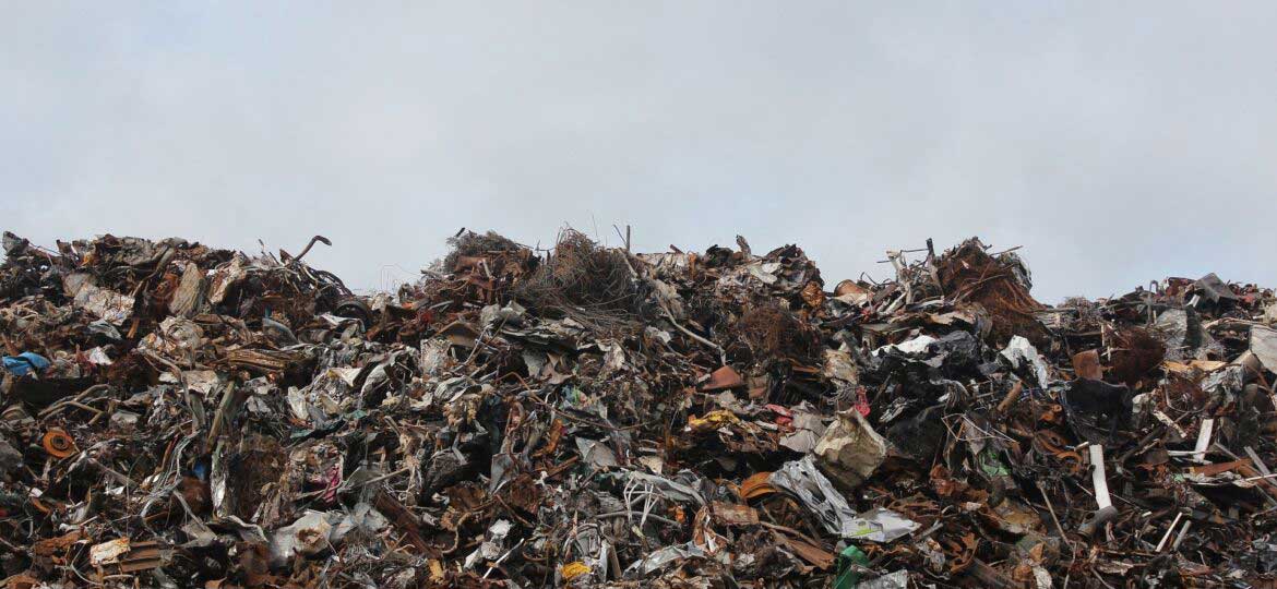 Large pile of mixed waste - Waste Disposal Services